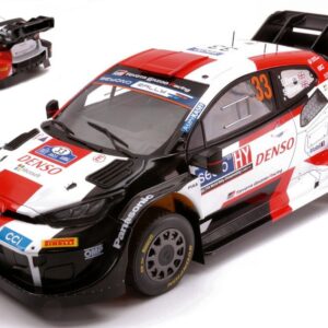 Modellino auto rally scala 1:18 Ixo Model  TOYOTA GR YARIS WRC HYBRID N.33 RALLY FINLAND 2023 EVANS-MARTIN