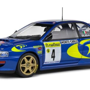 Modellino auto rally scala 1:18 Solido SUBARU IMPREZA STI WRC N.4 WINN.RALLY MONTECARLO 1997 LIATTI-PONS