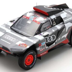 Modellino auto rally scala 1:18 Spark Model  AUDI RS Q e.TRON N.200 DAKAR 2022 S.PETERHANSEL-E.BOULANGER modellismo statico