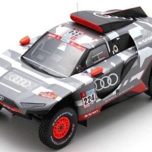 Modellino auto rally scala 1:18 Spark Model  AUDI RS Q e-TRON N.224 DAKAR 2022 M.EKSTROM-E.BERGKVIST modellismo statico