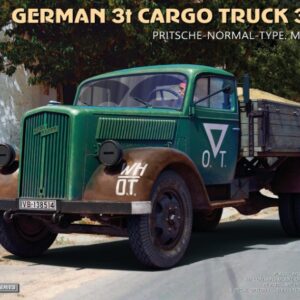 Modellino carri armati TANK model kit di montaggio Miniart  GERMAN 3t CARGO TRUCK 3.6-36S PRITSCHE-NORMAL-TYPE KIT 1:35