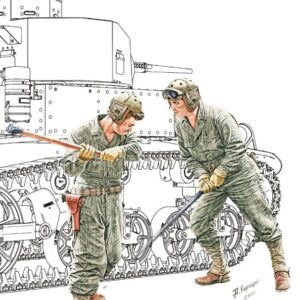 Modellino  Miniart  U.S.TANK CHASSIS REPAIR CREW KIT 1:35