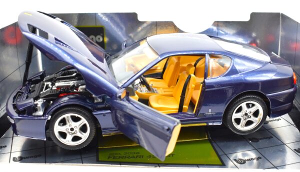 Modellino auto scala 1:18 Ferrari 456 GT Burago diecast modellismo da collezione - Image 4