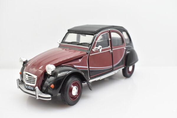 Modellino auto scala 1:24 Citroen 2 CV Welly diecast modellismo da collezione - Image 8