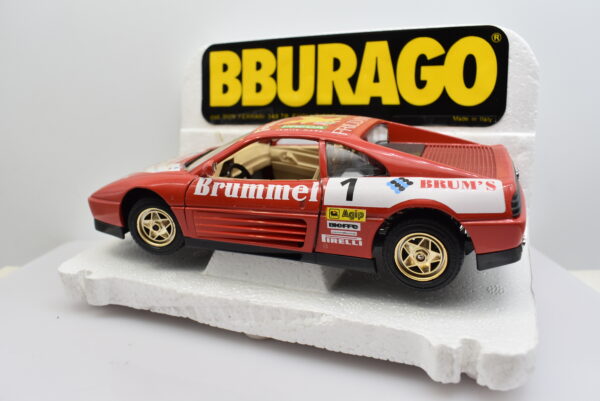 Modellino auto rally scala 1:24 Ferrari 348 tb Evoluzione Burago diecast modellismo da collezione - Image 4