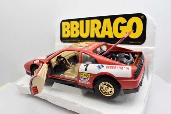 Modellino auto rally scala 1:24 Ferrari 348 tb Evoluzione Burago diecast modellismo da collezione - Image 7