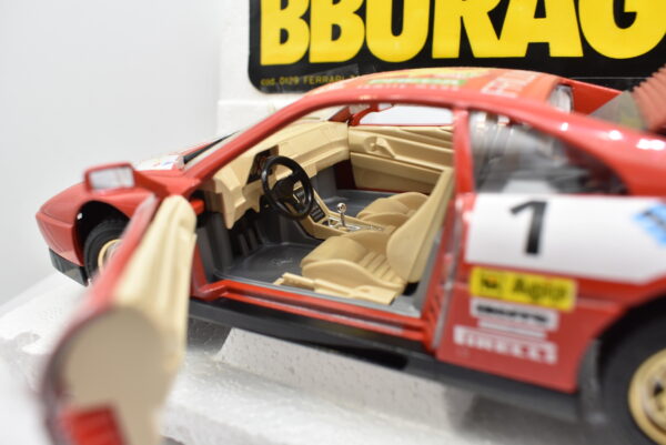 Modellino auto rally scala 1:24 Ferrari 348 tb Evoluzione Burago diecast modellismo da collezione - Image 8