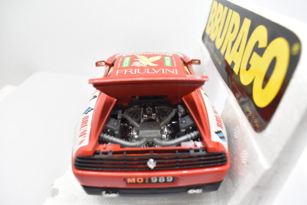 Modellino auto rally scala 1:24 Ferrari 348 tb Evoluzione Burago diecast modellismo da collezione - Image 9
