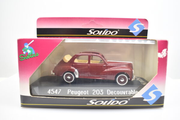 Modellino auto scala 1:43 Peugeot 203 Decouvrable Solido diecast modellismo da collezione - Image 2