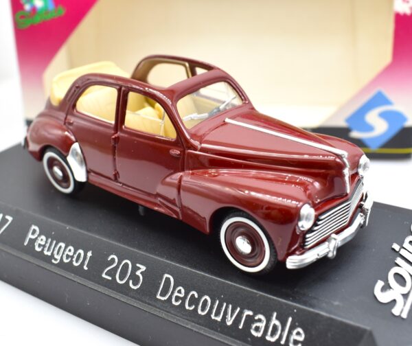 Modellino auto scala 1:43 Peugeot 203 Decouvrable Solido diecast modellismo da collezione