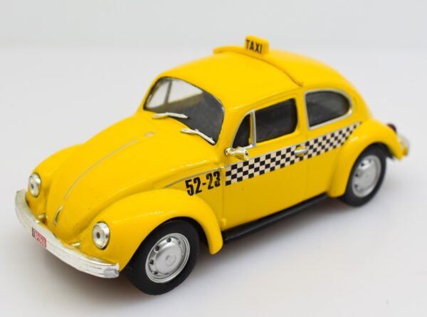 Modellino auto taxi scala 1:43 VW Beetle diecast modellismo da collezione