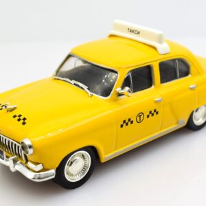 Modellino auto taxi scala 1:43 Volga M21 diecast modellismo da collezione