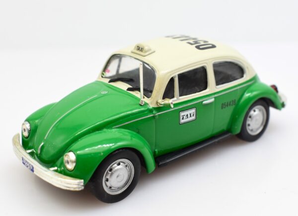 Modellino auto taxi scala 1:43 VW Beetle diecast modellismo da collezione