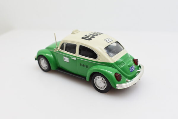 Modellino auto taxi scala 1:43 VW Beetle diecast modellismo da collezione - Image 4