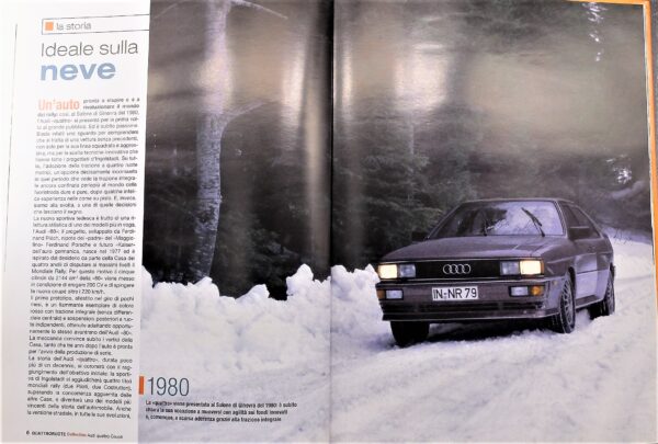 fascicolo Quattroruote Collection AUDI QUATTRO modellino auto 1:24 libro book - Image 3