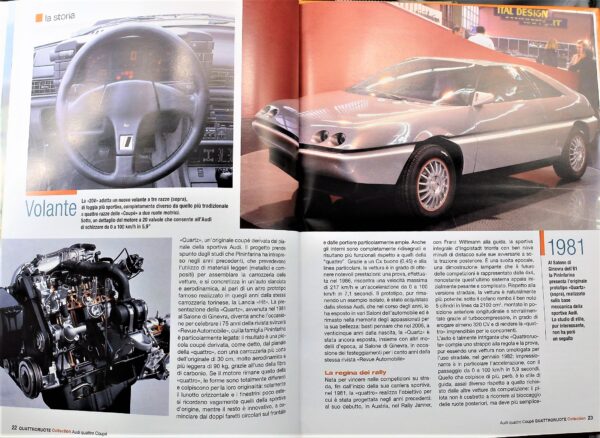 fascicolo Quattroruote Collection AUDI QUATTRO modellino auto 1:24 libro book - Image 6