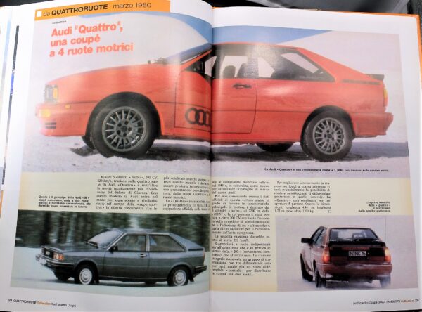 fascicolo Quattroruote Collection AUDI QUATTRO modellino auto 1:24 libro book - Image 8