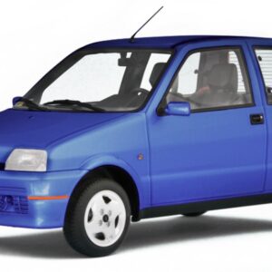 Modellino auto scala 1:18 FIAT CINQUECENTO SPORTING blu modellismo collezione