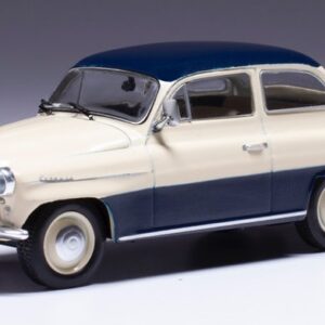Modellino auto scala 1:43 Ixo SKODA OCTAVIA 1959 BLUE diecast modellismo statico