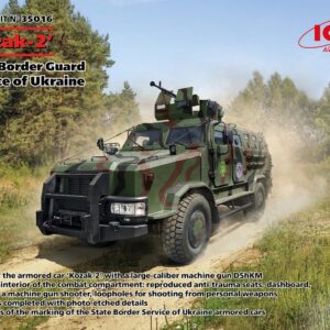 Modellino carri armati TANK model kit di montaggio ICM  KOZAK-2 STATE BORDER GUARD SERVICE OF UKRAINE KIT 1:35