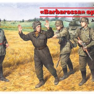 Modellino soldati model kit diorami ICM  SOVIET MOTORIZED INFANTRY 1979-1988 1 OFFICER + 3 SOLDIERS KIT 1:35