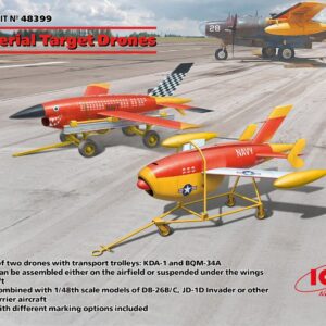 Modellino aerei da costruire model kit di montaggio ICM  US AERIAL TARGET DRONS KIT 1:48