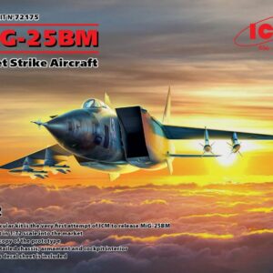 Modellino aerei da costruire model kit di montaggio ICM  MIG-25 BM SOVIET STRIKE AIRCRAFT KIT 1:72