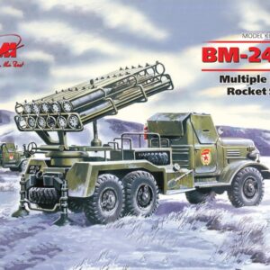 Modellino carri armati TANK model kit di montaggio ICM  BM-24-12 MULTIPLE LAUNCH ROCKET SYSTEM ON ZIL-157 BASE KIT 1:72