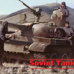 Modellino soldati model kit diorami ICM  SOVIET TANK CREW 1979-1988 3 FIGURES KIT 1:35