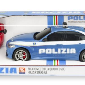 Modellino auto radio comandate rc ALFA ROMEO GIULIA POLIZIA RADIOCOMANDO