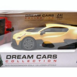 Modellino auto radio comandate rc BUGATTI DIVO YELLOW RADIOCOMANDO 1:24