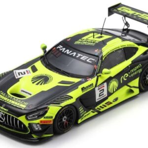 Modellino auto scala 1:43 Spark Model  MERCEDES GT3 N.2 24 H SPA 2023 BERGSTEIN-LEWANDOWSKI-WALKER-WILLIAMSON modellismo statico collezione