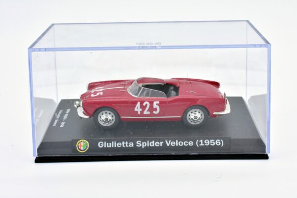 Modellino auto scala 1:43 Alfa Romeo Giulietta Spider Veloce diecast modellismo da collezione - Image 2