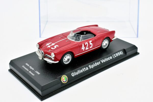 Modellino auto scala 1:43 Alfa Romeo Giulietta Spider Veloce diecast modellismo da collezione