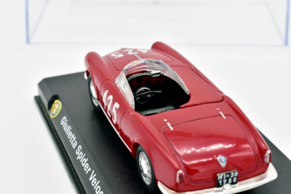 Modellino auto scala 1:43 Alfa Romeo Giulietta Spider Veloce diecast modellismo da collezione - Image 5