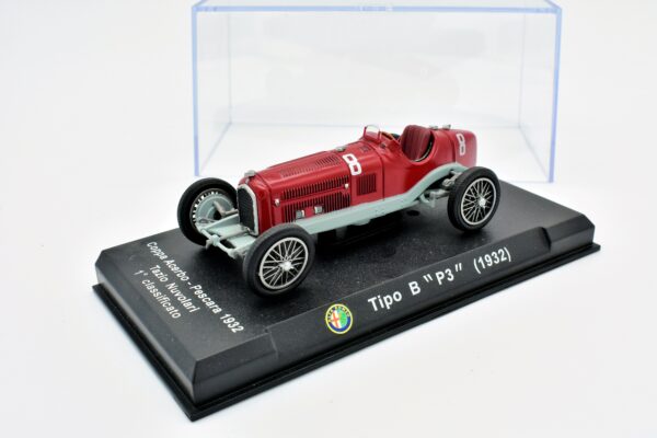 Modellino auto scala 1:43 Alfa Romeo Tipo B P3 diecast modellismo da collezione