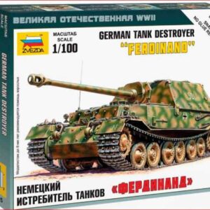 Modellino carri armati TANK model kit di montaggio Zvezda  SD.KFZ 184 FERDINAND KIT 1:100