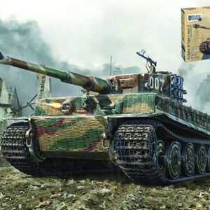 Modellino carri armati TANK model kit di montaggio Italeri  Pz.Kpfw. VI TIGER I Ausf. E LATE PRODUCTION KIT 1:35