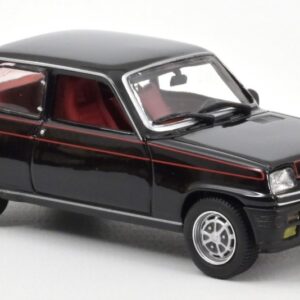 Modellino auto scala 1:43 Norev RENAULT 5 ALPINE 1977 BLACK diecast modellismo statico