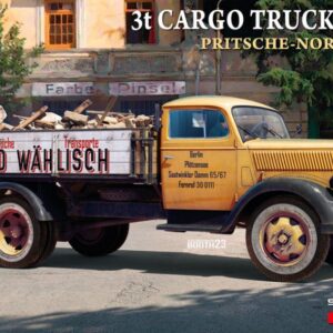 Modellino camion model kit di montaggio CARGO TRUCK 3t 3,6-36S. PRITSCHE-NORMAL-TYPE KIT 1:35