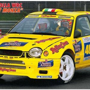 Modellino auto model kit di montaggio Hasegawa TOYOTA COROLLA WRC 2003 RALLY MONZA VALENTINO ROSSI - CASSINA KIT 1:24