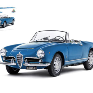 Modellino auto model kit di montaggio Italeri ALFA ROMEO GIULIA 1600 SPIDER 1:24