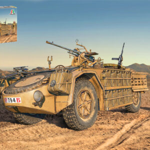 Modellino carri armati TANK model kit di montaggio Italeri AS 42 SAHARIANA KIT 1:35