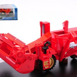 Modellino trattore Oxford MIETITREBBIA COMBINE HARVESTER RED 1:76 diecast modellismo statico