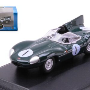 Modellino auto scala 1:76 JAGUAR D TYPE 24H LE MANS 1956 racing modellismo statico