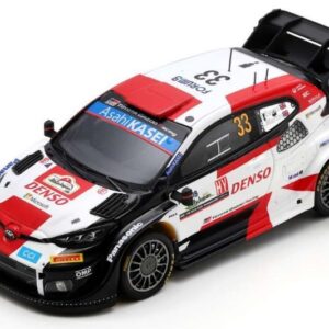 Modellino auto rally scala 1:43 Spark Model TOYOTA GR YARYS N.33 WINNER RALLY JAPAN 2023 E.EVANS-S.MARTIN
