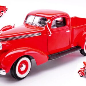 Modellino auto scala 1:18 Lucky Die Cast  STUDEBAKER COUPE' EXPRESS PICK UP 1937 RED diecast modellismo statico