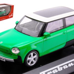 Modellino auto scala 1:43 Herpa TRABANT NT GREEN diecast modellismo statico