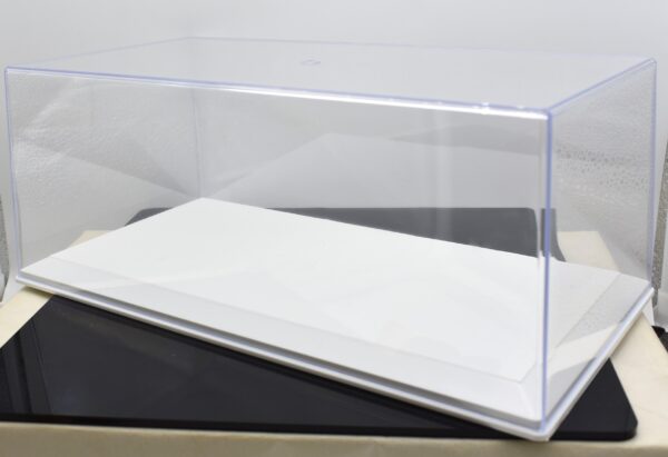 vetrina vetrinetta modellismo teca box per modellini auto scala 1:18