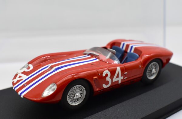 Modellino auto scala 1:43 Maserati Tipo 61 Drogo Reims diecast modellismo da collezione
